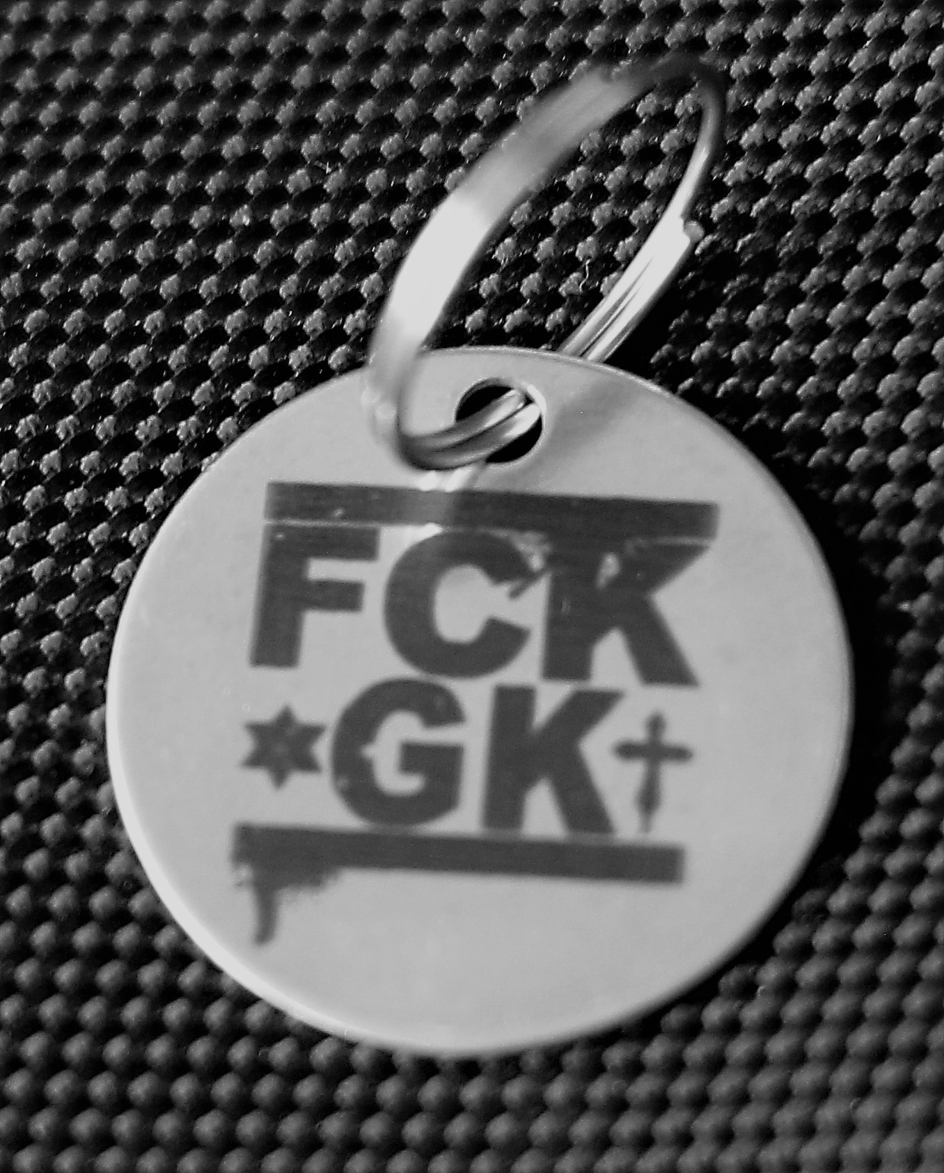 GROBER KNÜPPEL "FCK GK" Edelstahl Marke