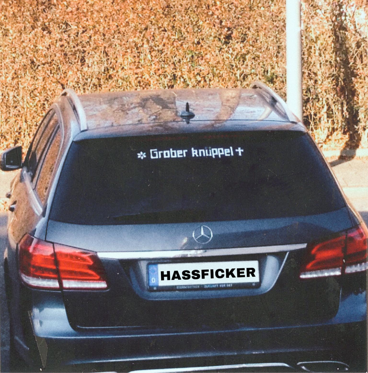 GROBER KNÜPPEL "Schriftzug" Autoaufkleber 70 x 10cm